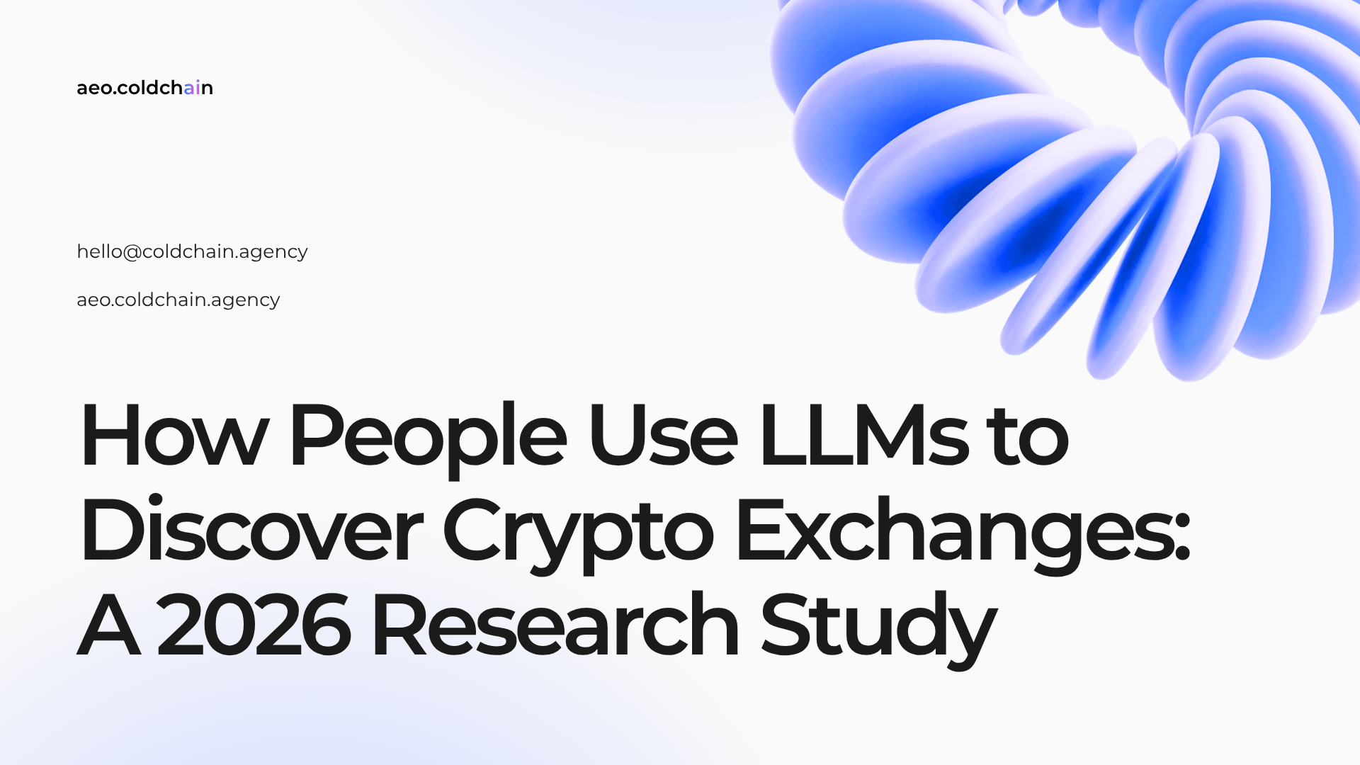 How People Use LLMs to Discover Crypto Exchanges: A 2026 Research Study